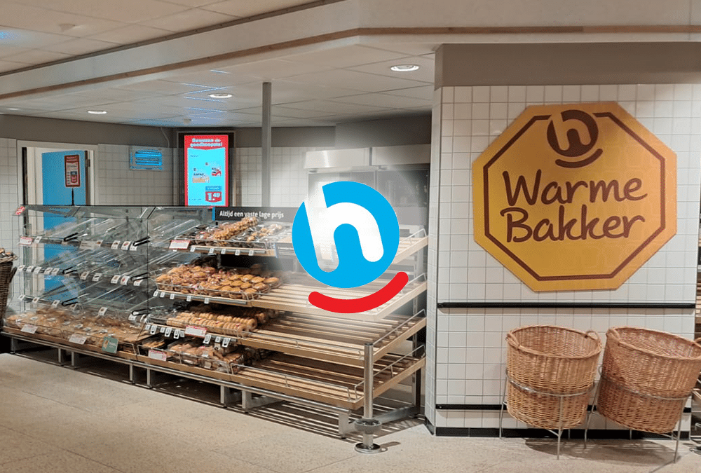 Construction of Hoogvliet supermarket in Capelle aan de IJssel